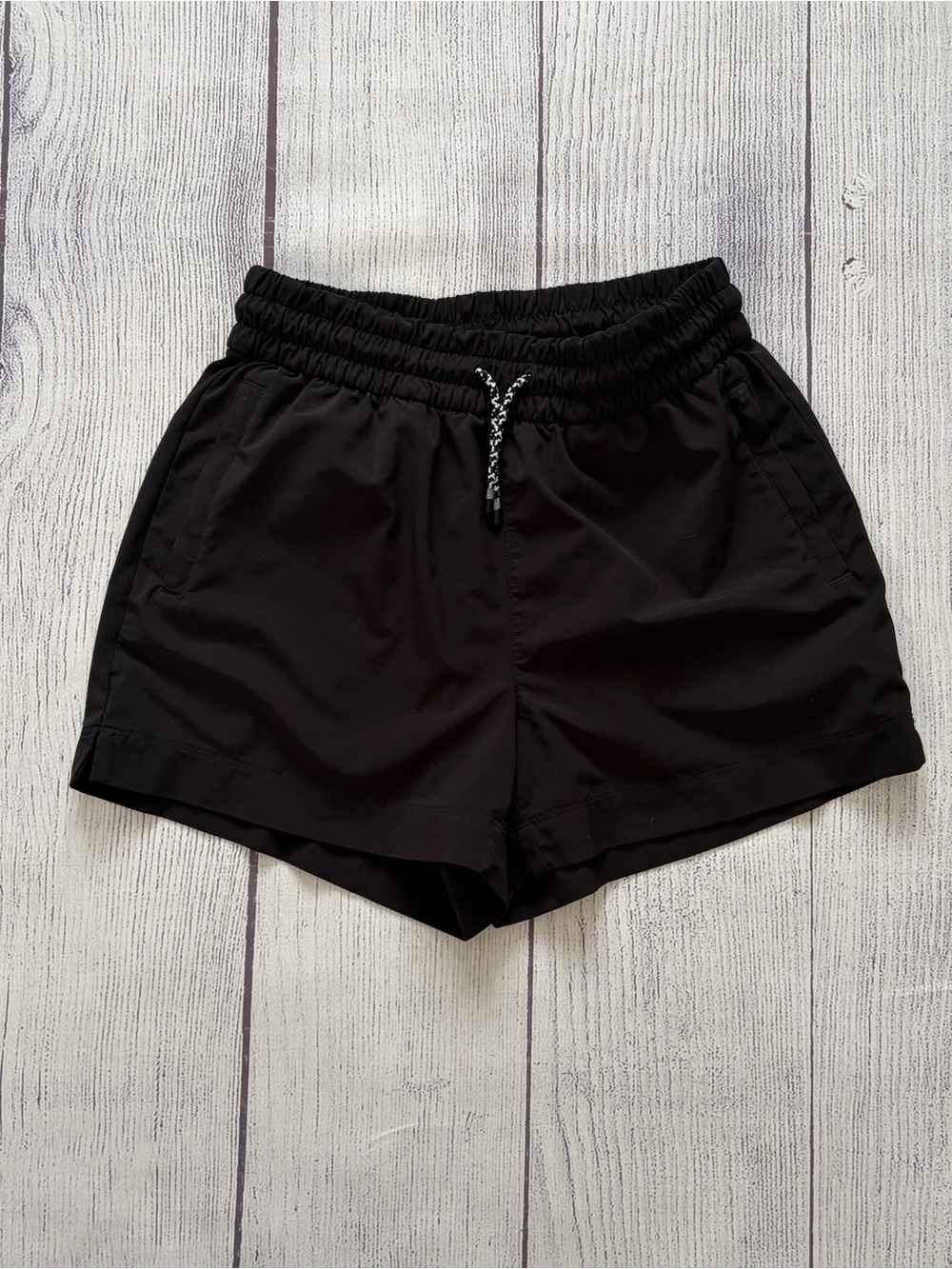 Athleta Girl Black Play More 3# Active Shorts Size Large/12